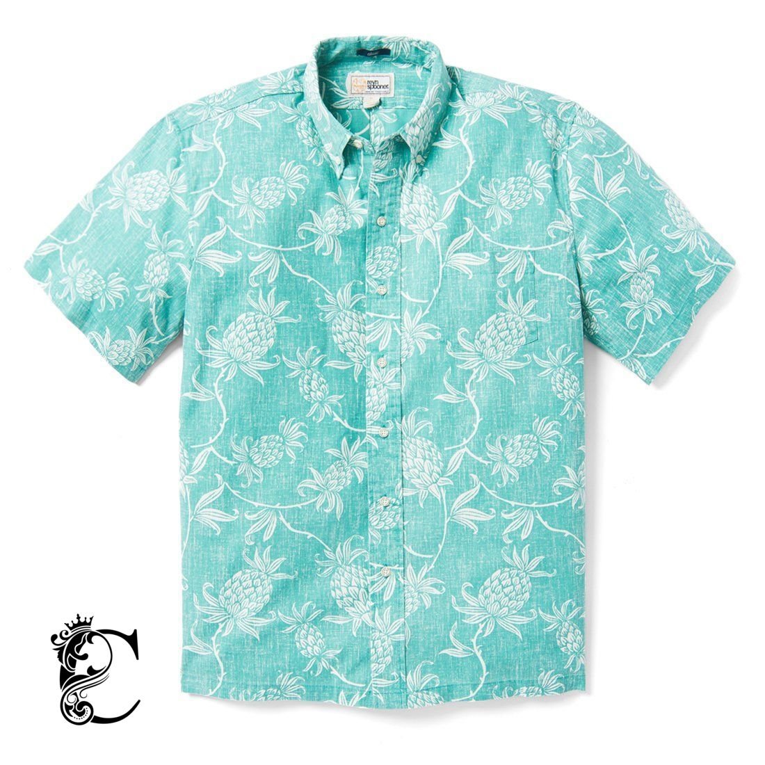 Aloha Welcome Hawaiian Shirt Teal Blue