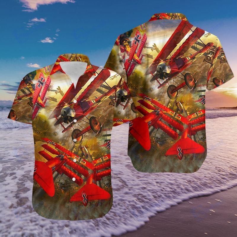 Amazing Airplanes Hawaiian Aloha Shirts