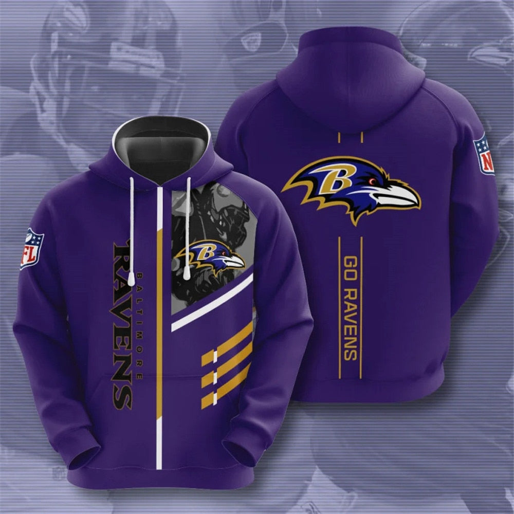 Baltimore Ravens Hoodies Mens No 1