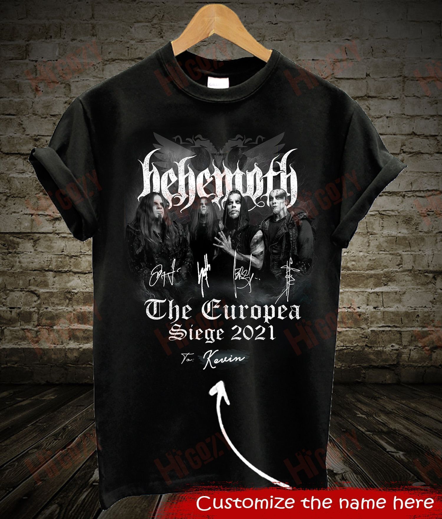 Behemoth Tour Shirts, Behemoth Shirt, T-Shirt 2D – Spnv143