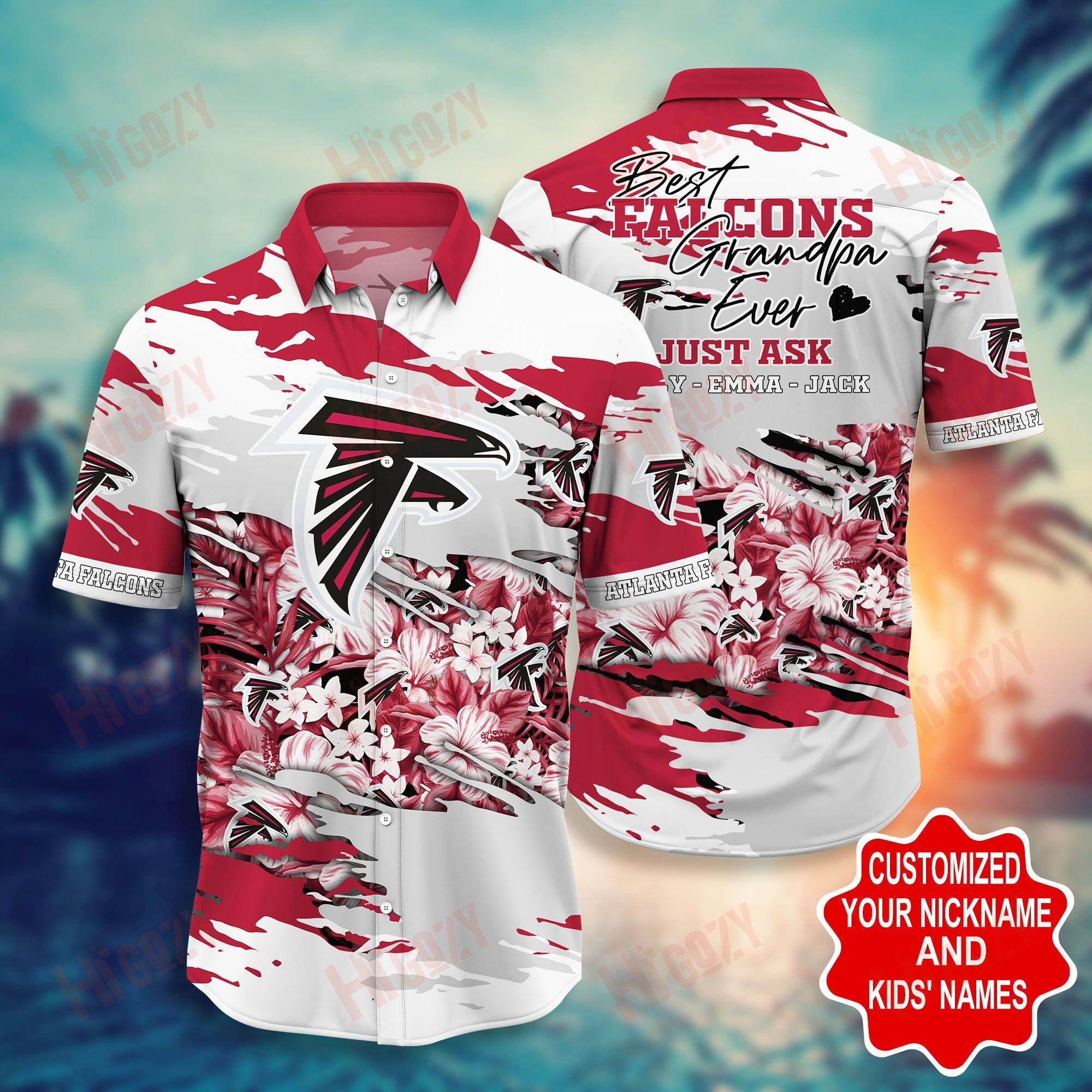 Atlanta Falcons -Pesonalized Hawaii Shirt Short Style Hot Trending Summer