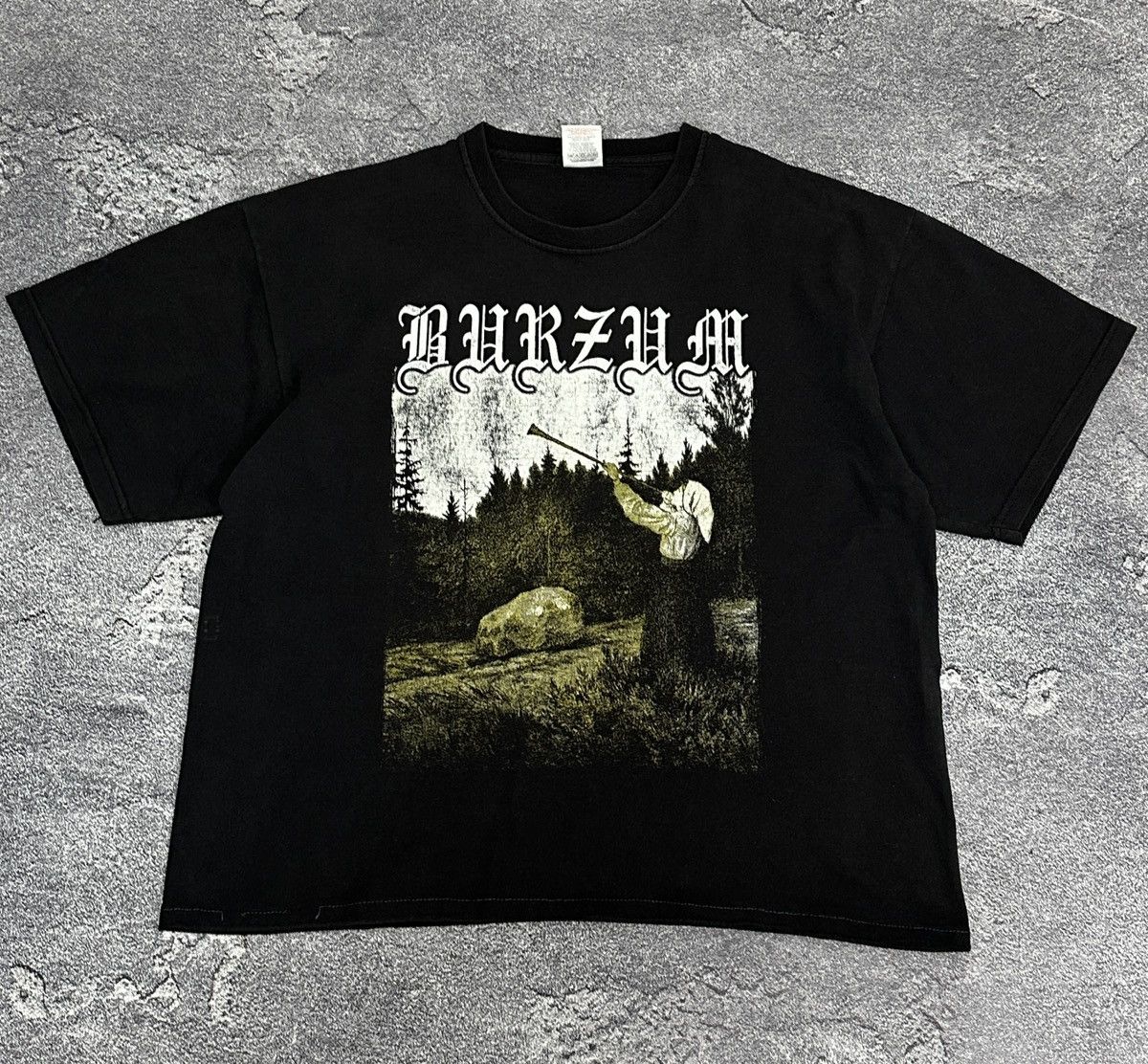 Vintage 00s Burzum Filosofem Promo Punk Cropped T-Shirt, Shirt Outfit, Gift For Men, For Women