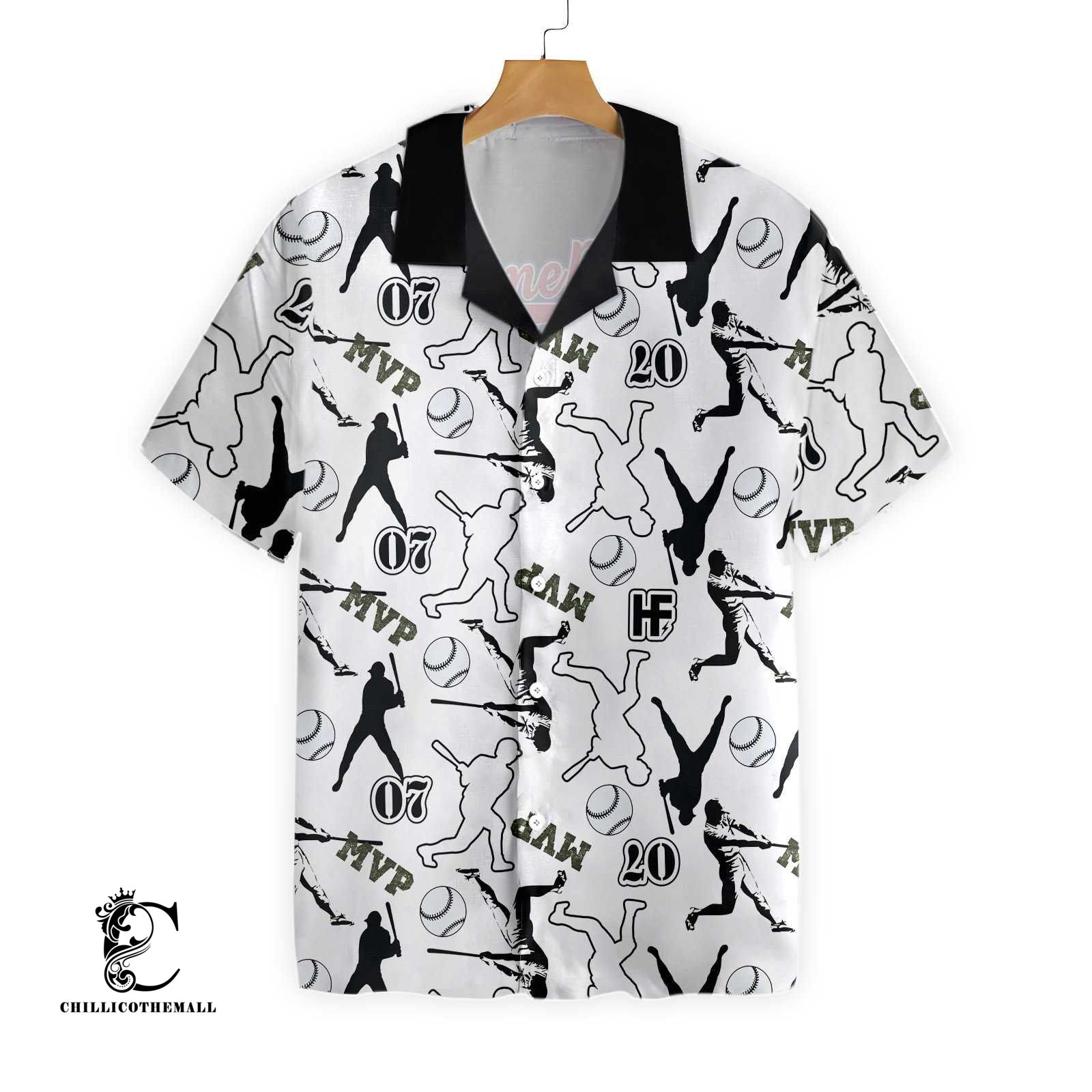 Baseball Seamless Pattern Ez22 0902 Hawaiian Shirt