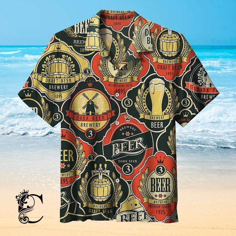 Beer Labels -Limited Edition L Hawaiian Shirt