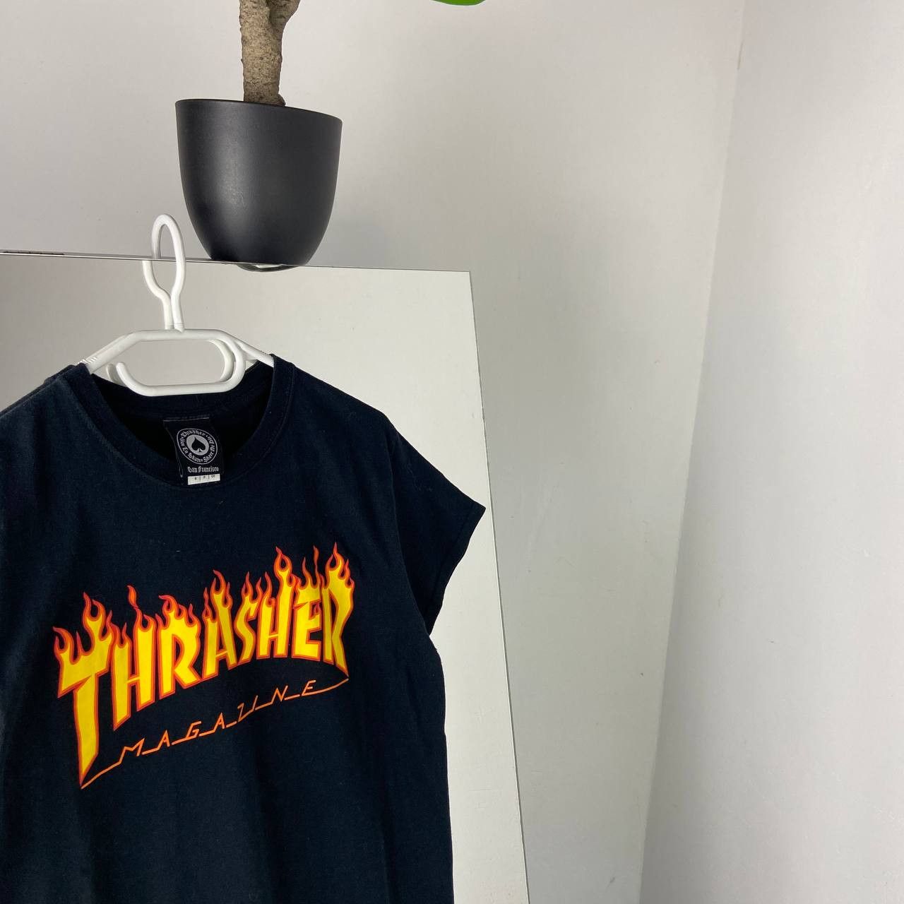 Trasher Magazine Vintage Big Flame Logo T-Shrt, Shirt Outfit, Gift For Men, For Women