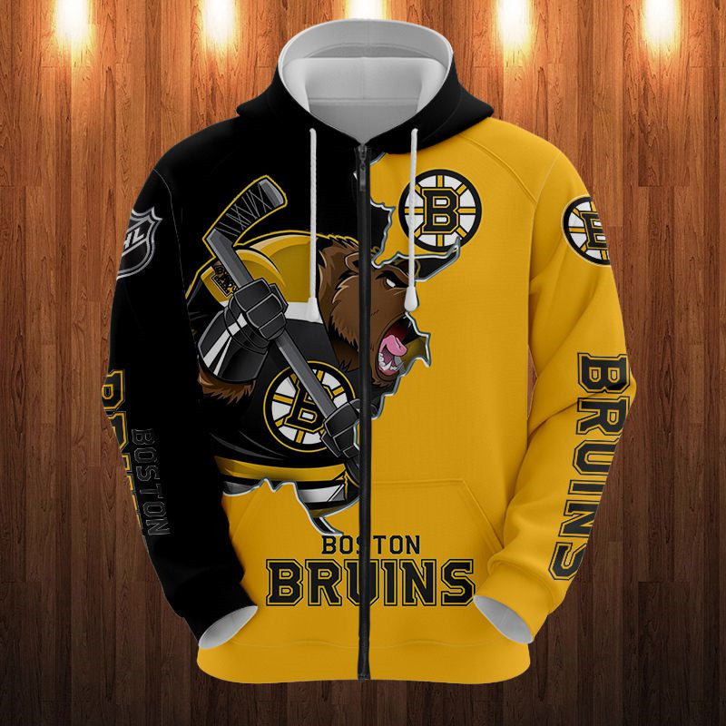 Boston Bruins Hoodie Two Color Division