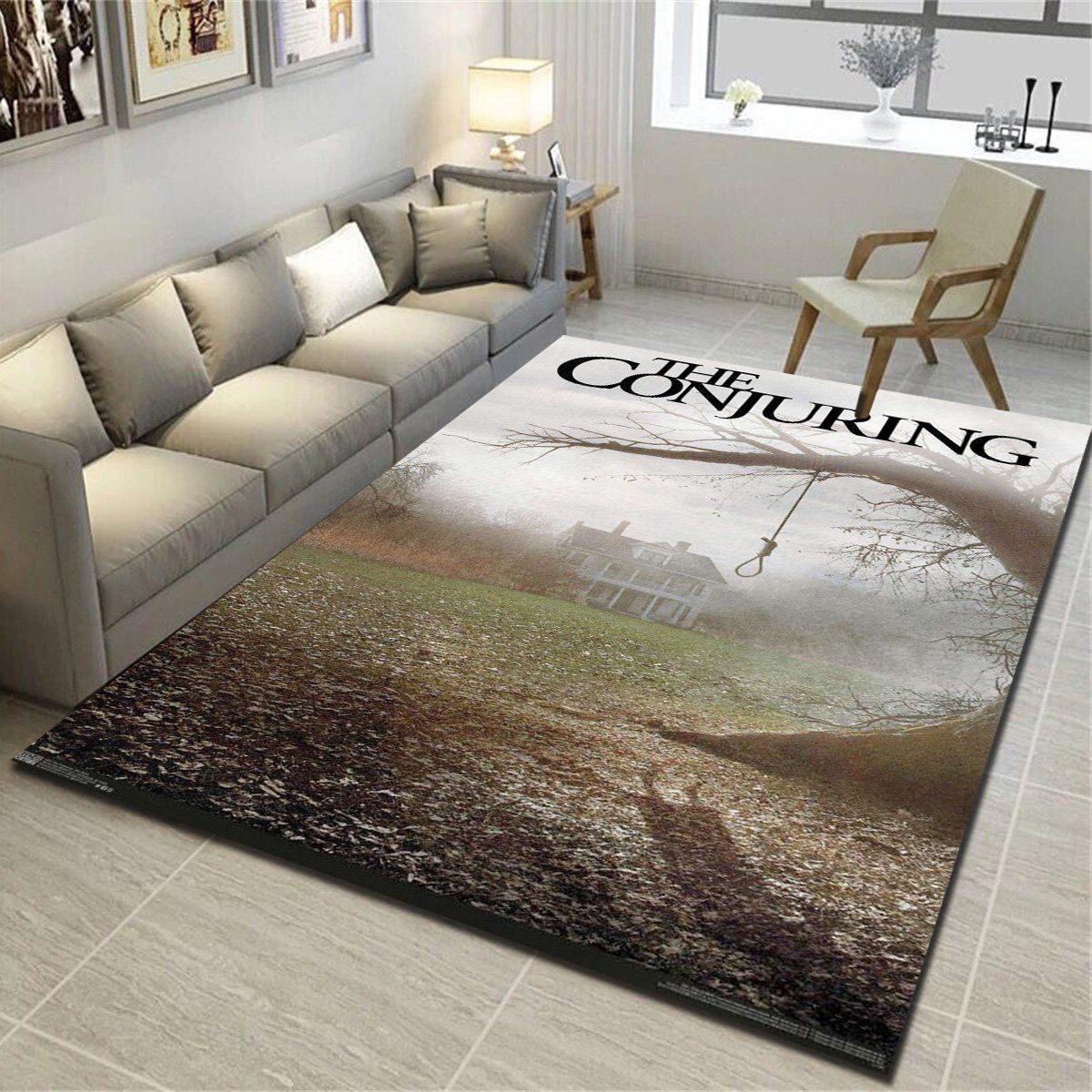 The Conjuring One Sheet Area Rugs, Living Room Bedroom Carpet