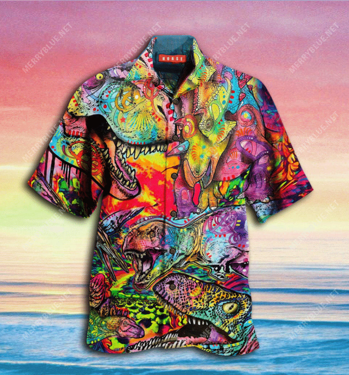 Beach Shirt Buy Wonderful Dinosaur Unisex Hawaiian Shirt- Chillicothemall