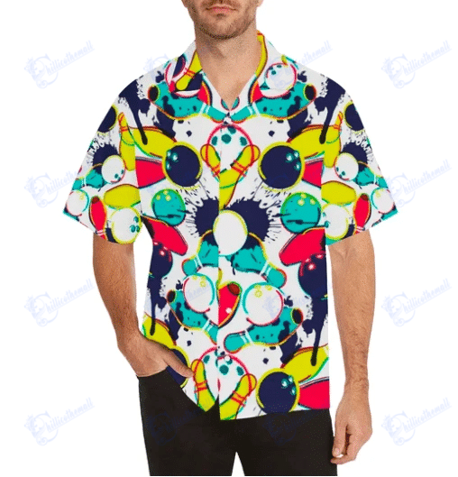 Beach Shirt Order Colorful Bowling Hawaiian Aloha Shirts- Chillicothemall