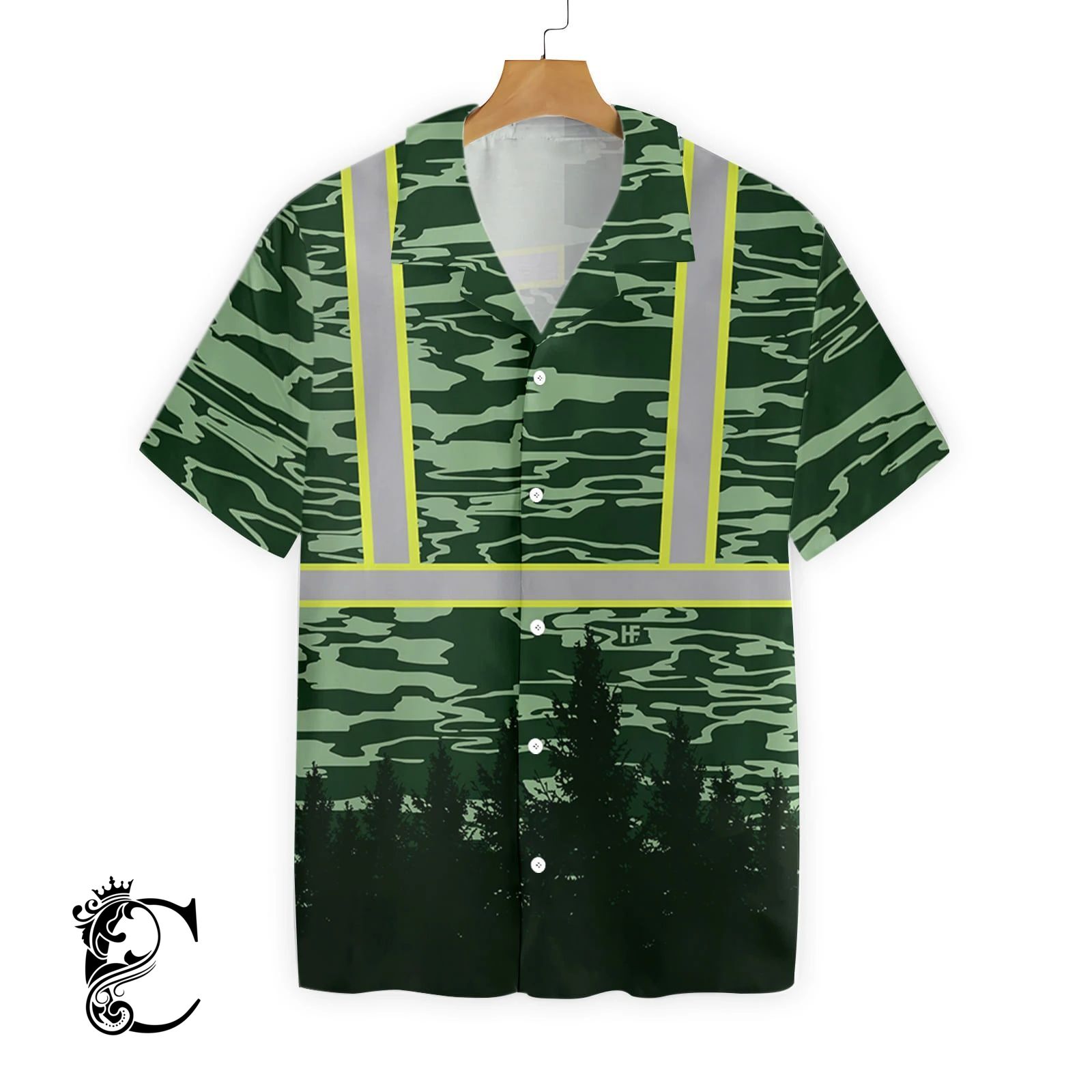 Arborist Safety Shirt Ez12 2512 Hawaiian Shirt