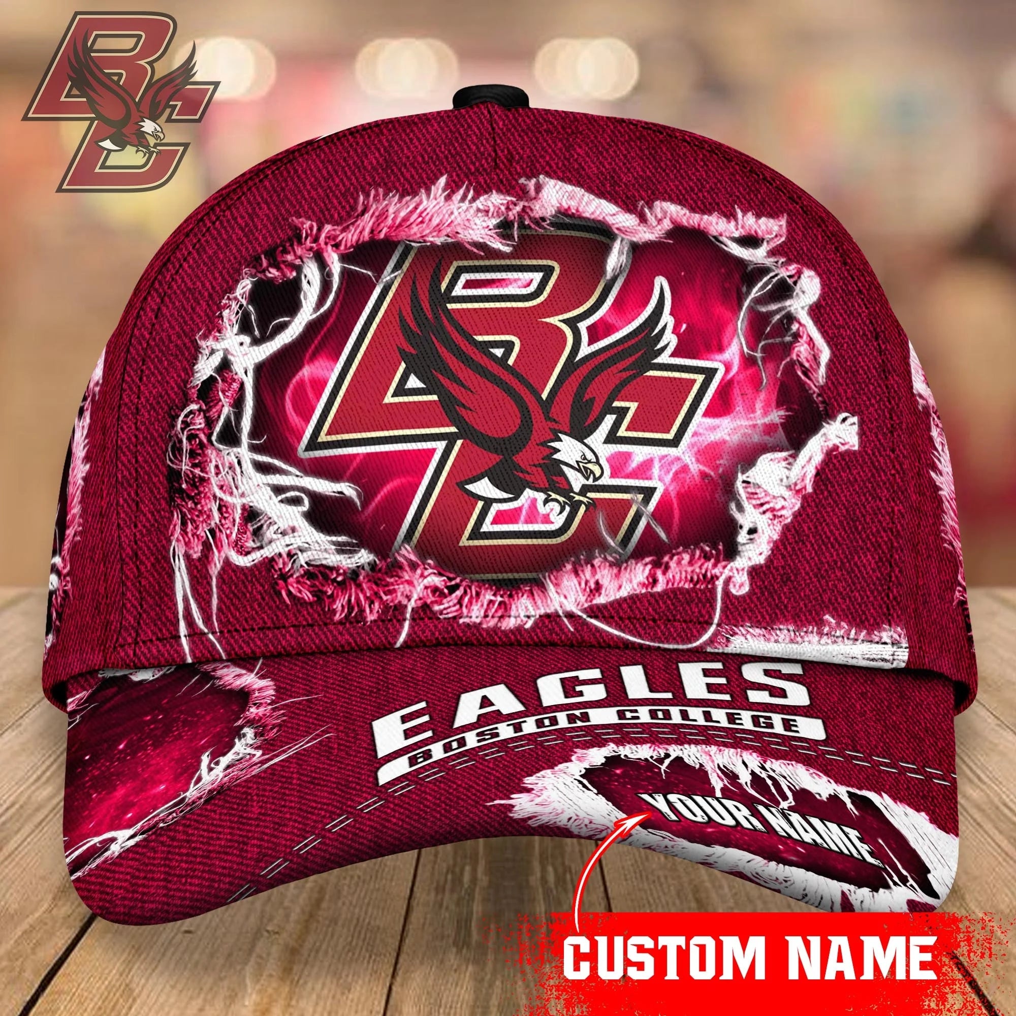 Boston College Eagles Baseball Caps Custom Name