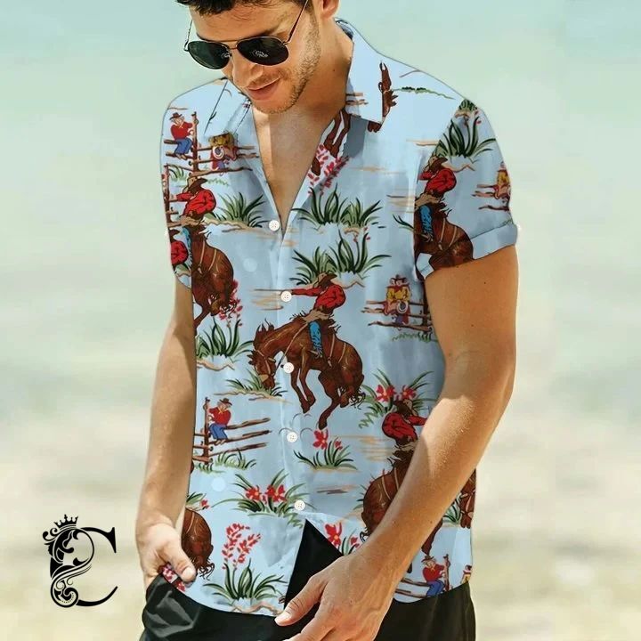 Awesome Cowboy Hawaiian Shirt