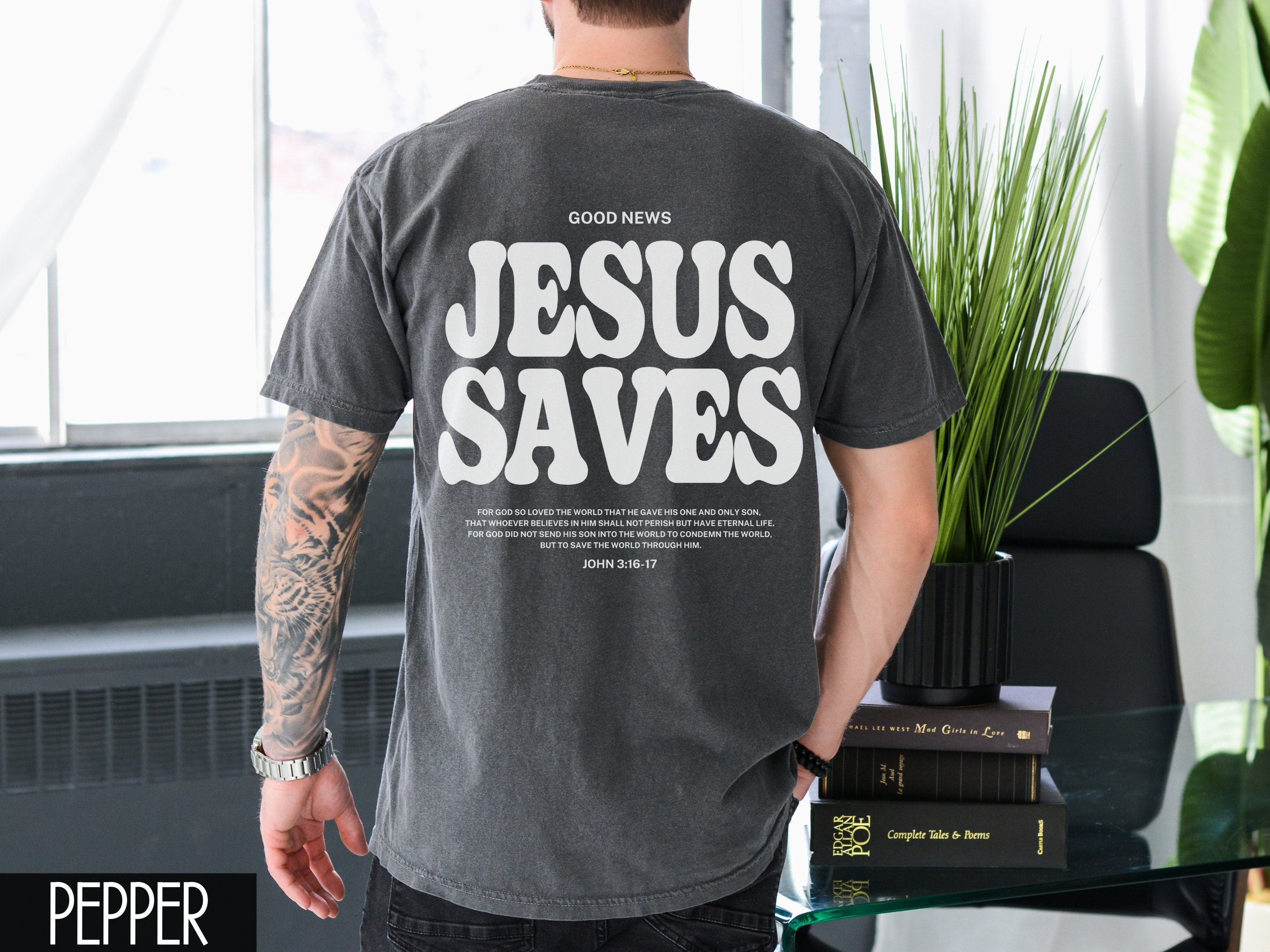 Aesthetic Christian Shirt For Me, Comfort Colors Jesus Saves Tshirt, Christian Streetwear Apparel, Bible Verse T Shirt, Mens Christian Gift