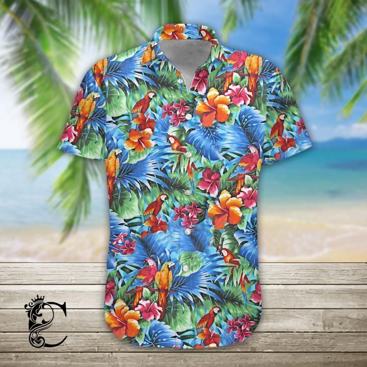 Beach Shirt Order Parrot Hawaiian Shirt- Chillicothemall