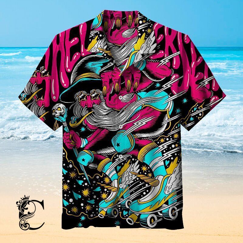 Bicicleta Sem Freio L Hawaiian Shirt