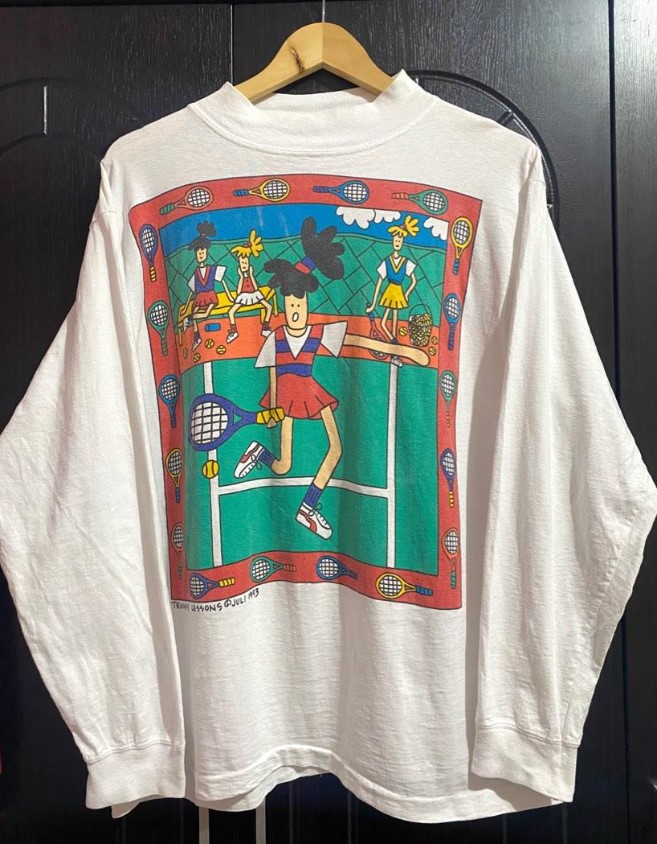 Vintage 1993 Juli Tennis Lesson Sweatshirt Outfit, Gift For Men, For Women