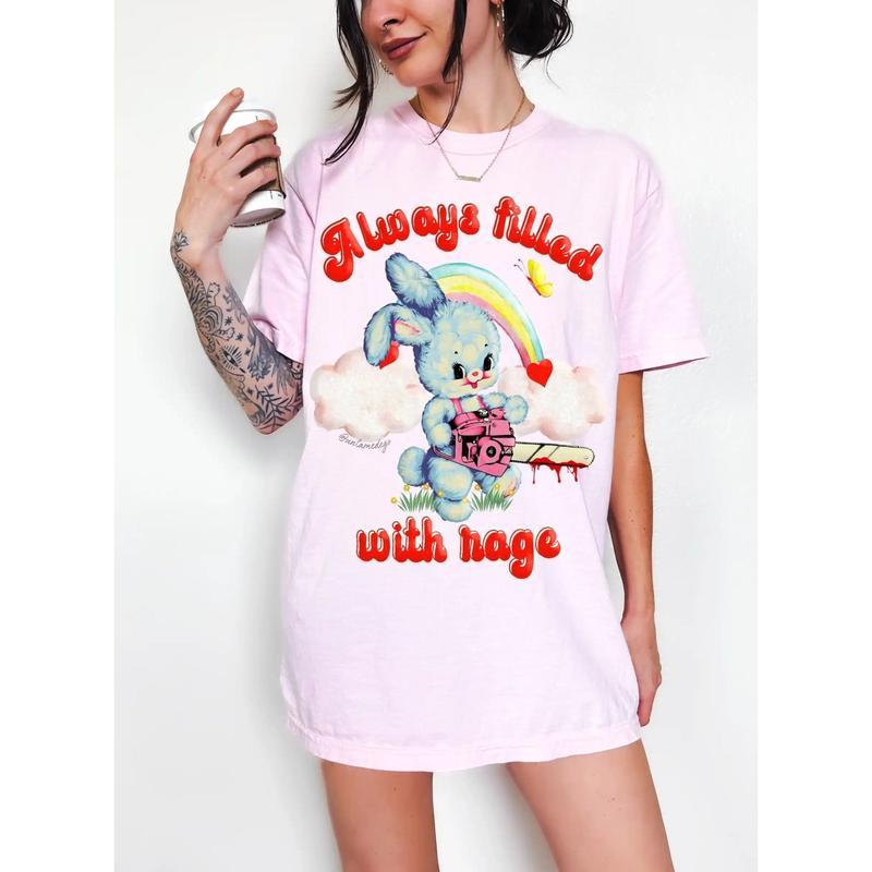 Always Filled With Rage Bunny Tee