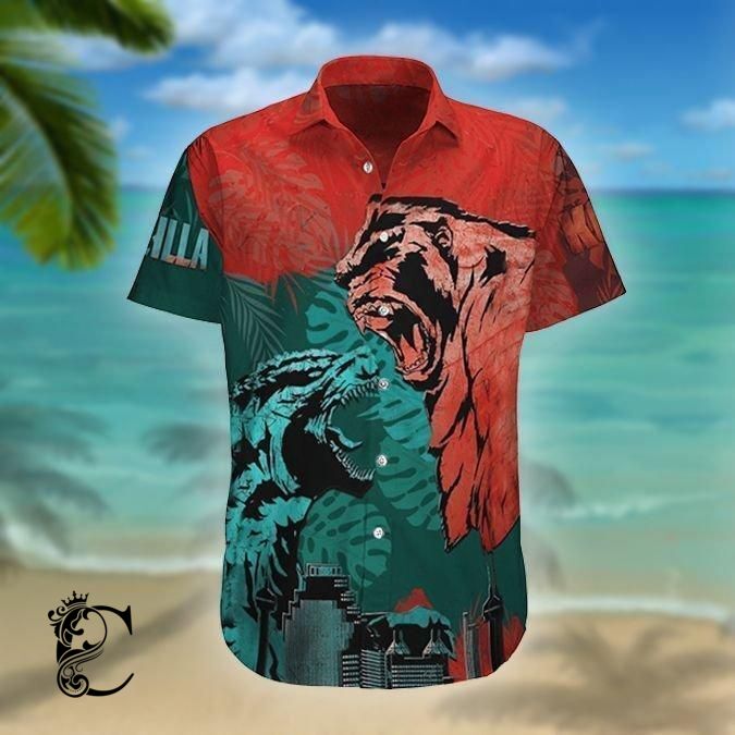 Amazing Red And Green Unisex Hawaiian Shirts