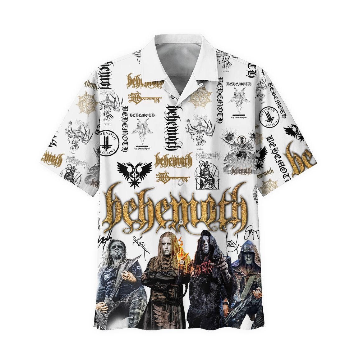 Behemoth Hawaii Shirts, Behemoth Sleeve Shirts, Behemoth Aloha Shirts