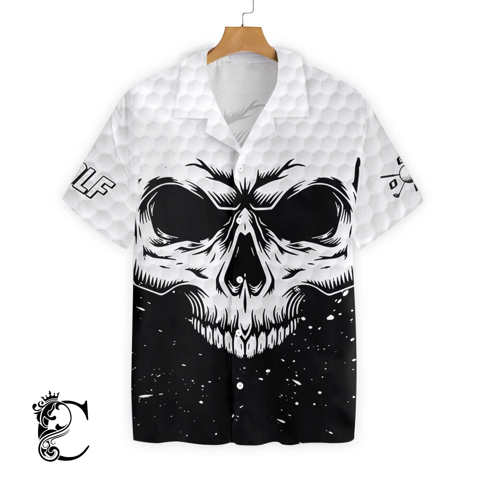 White Skull Golf Ez24 0502 Hawaiian Shirt