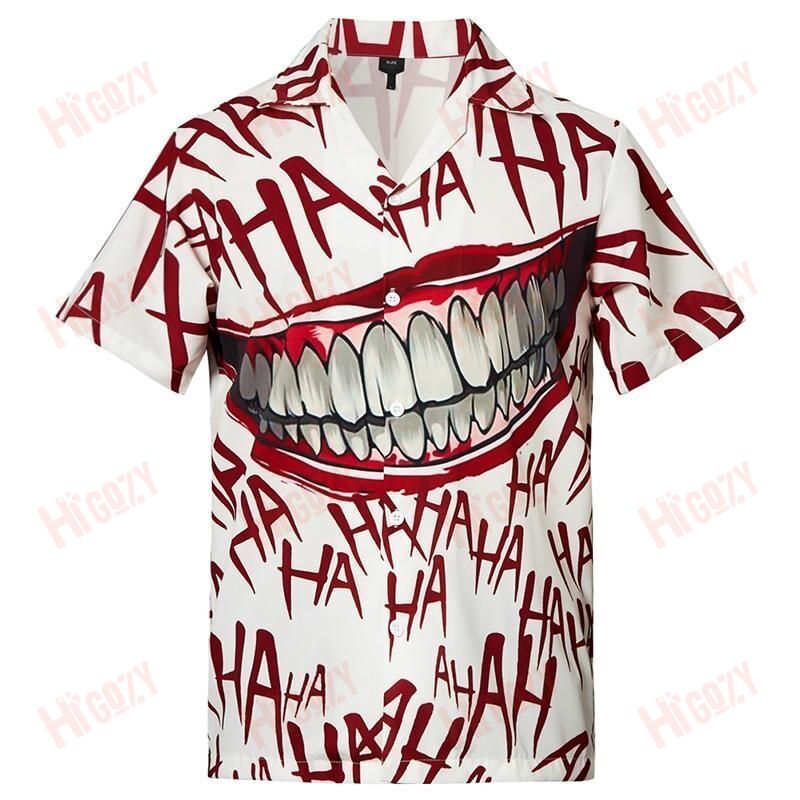 Baeelly™ Haha Joker Smile Aloha Shirts – Lv350