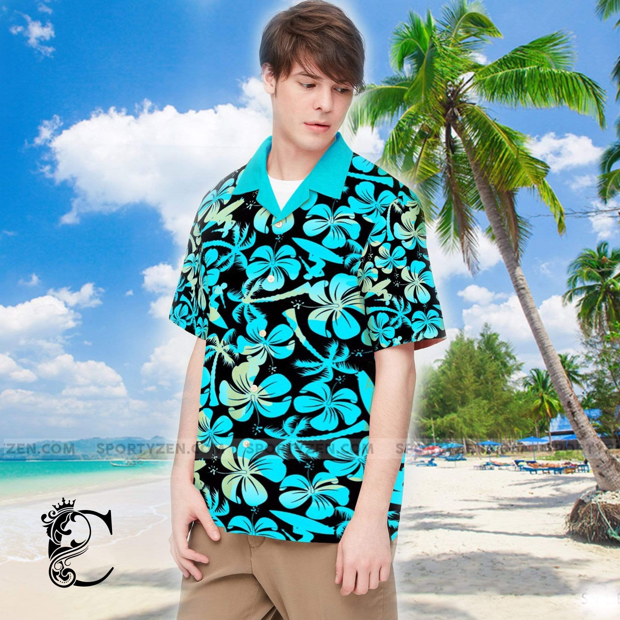 Unisex Flower Tropical Hawaiian Shirts 3D