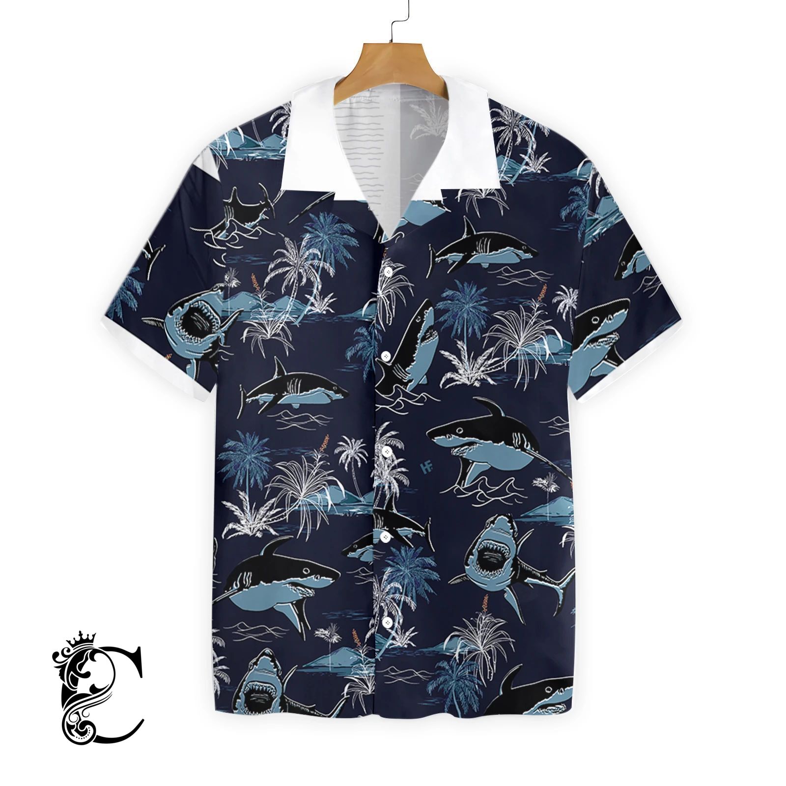 Bite People Hail Satan Shark Ez01 2810 Hawaiian Shirt