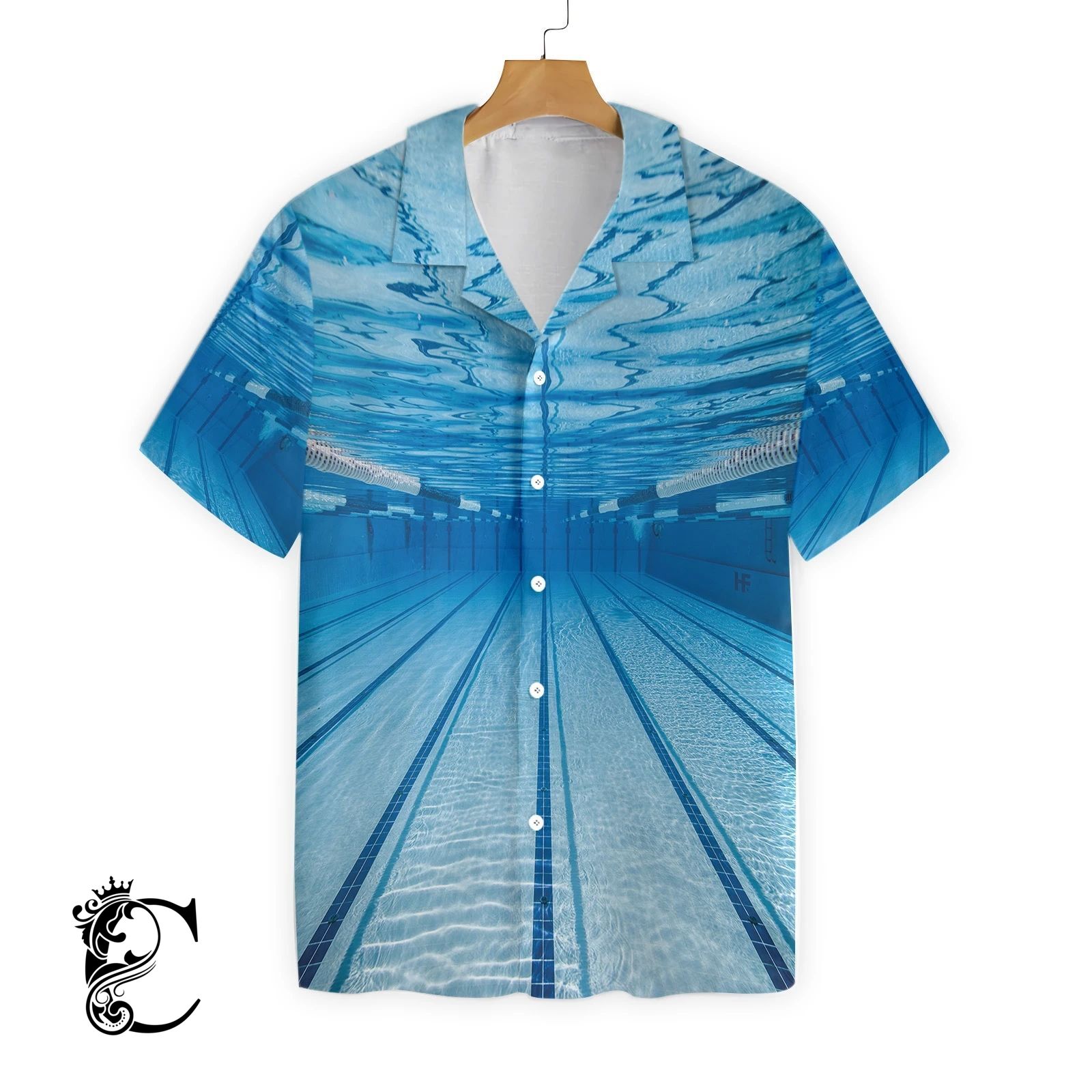 Under The Swimming Pool Ez14 1702 Hawaiian Shirt