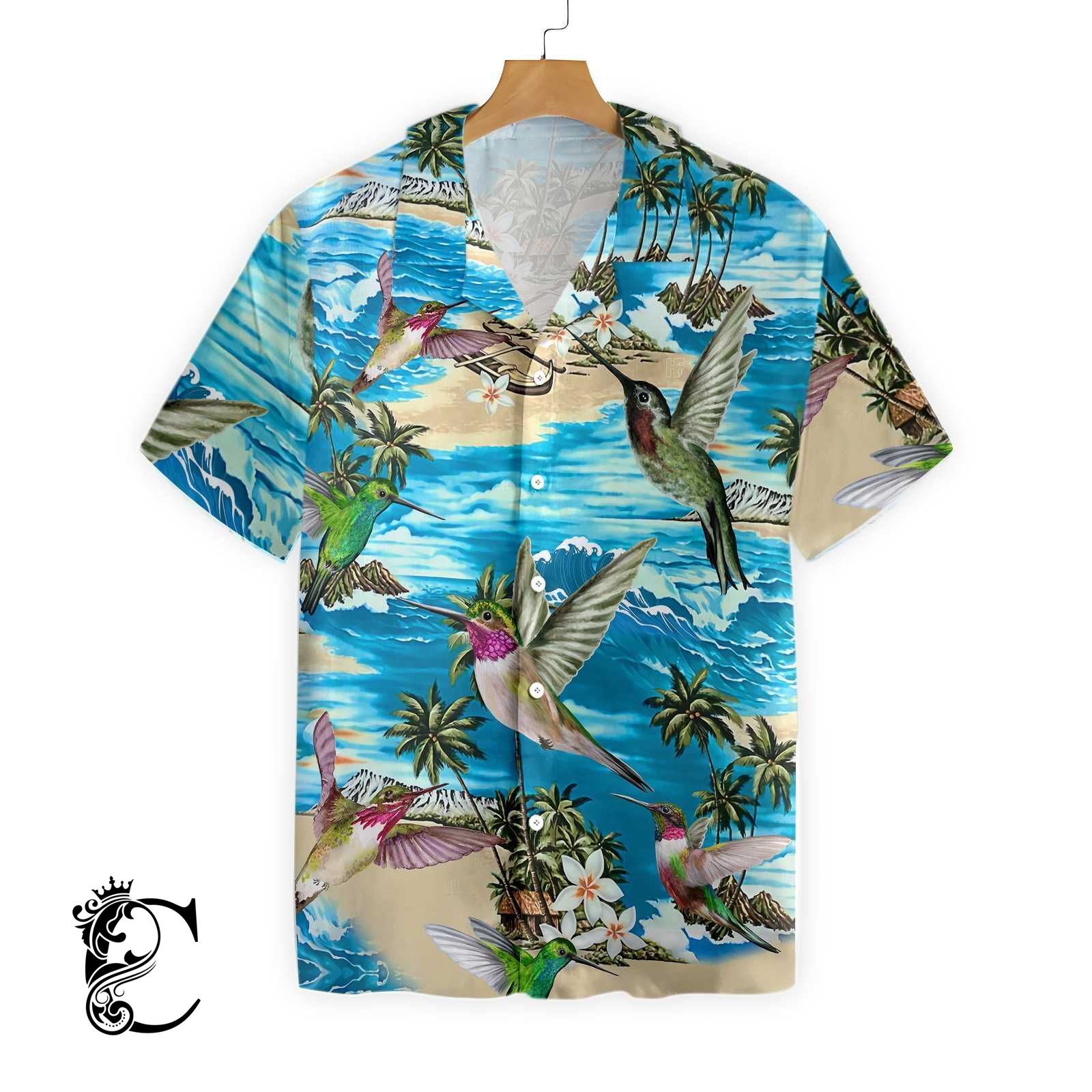 Amazing Hummingbird 2 Ez23 1801 Hawaiian Shirt