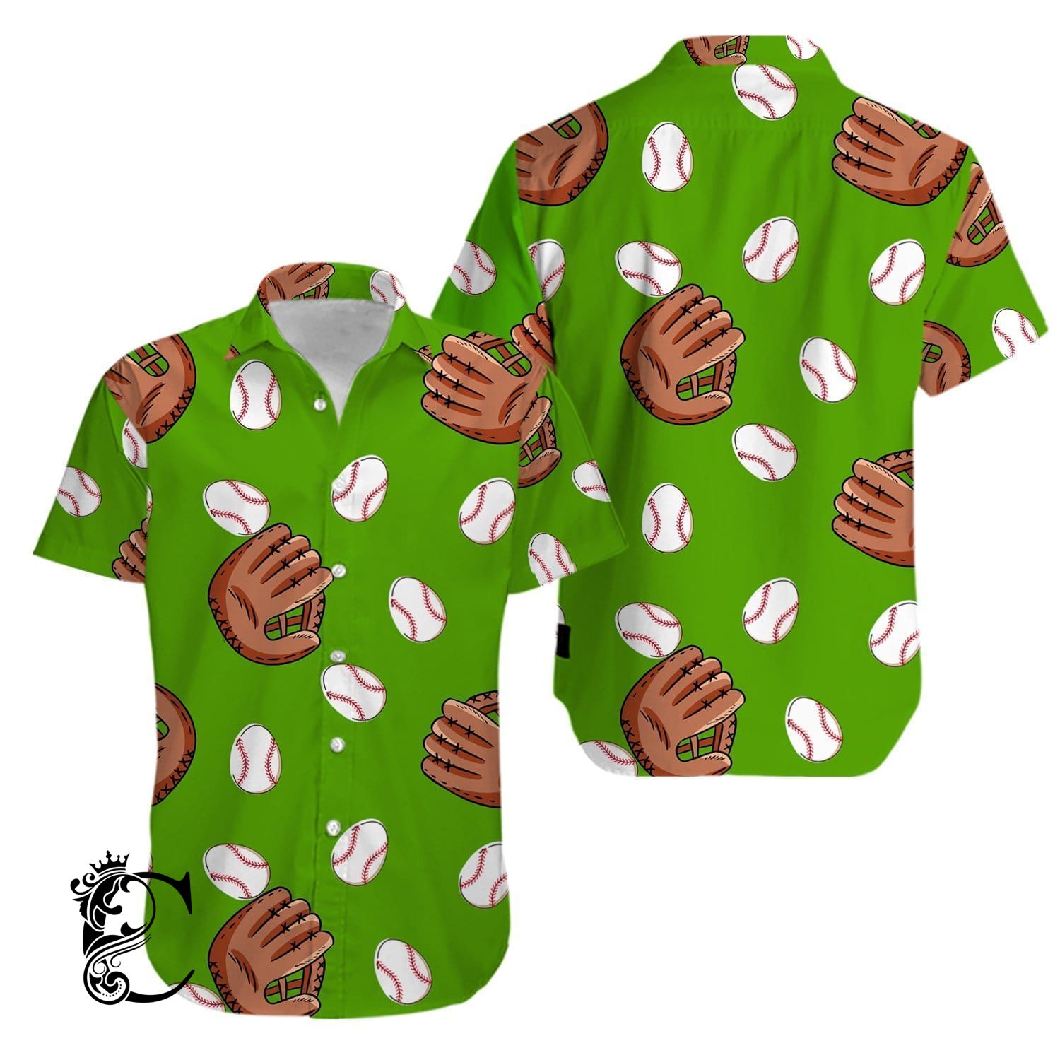 Baseball Eggs Happy Easter Day Hawaiian Aloha Shirts