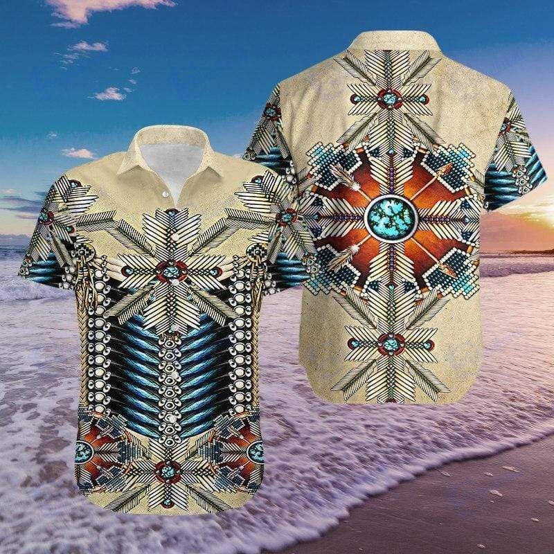 Beach Shirt Order Hawaiian Aloha Shirts Native American- Chillicothemall