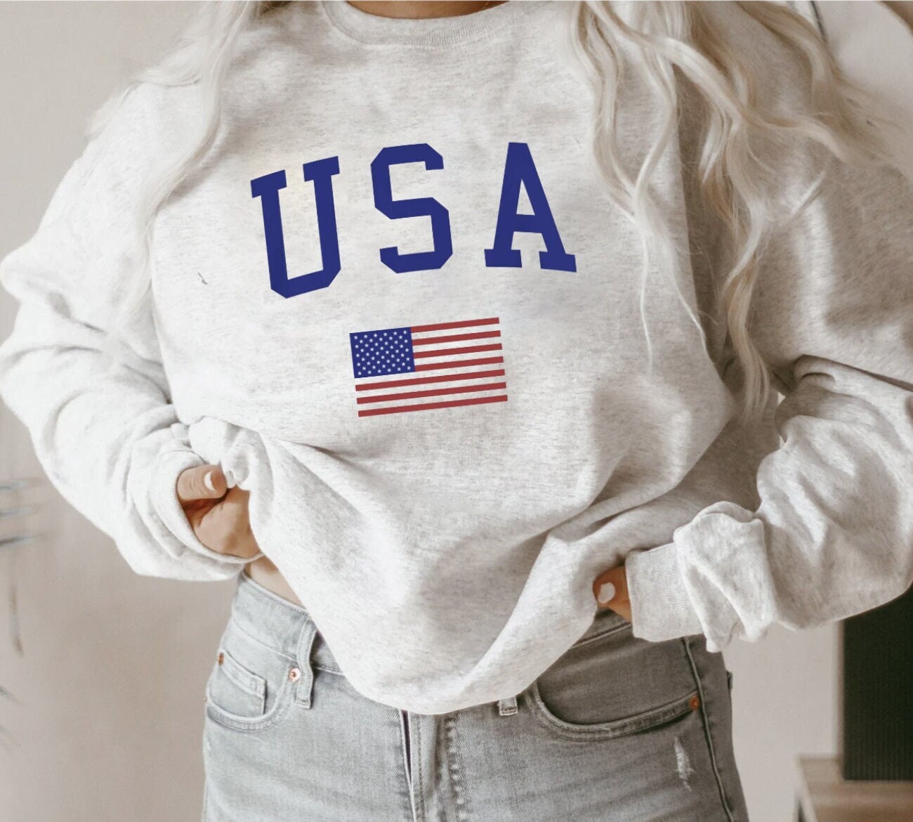 USA Sweatshirt Fourth Of July Sweatshirt Merica Sweatshirt Merica Shirt Fourth of July Shirt Patriot Sweatshirt Independence Day Sweatshirt