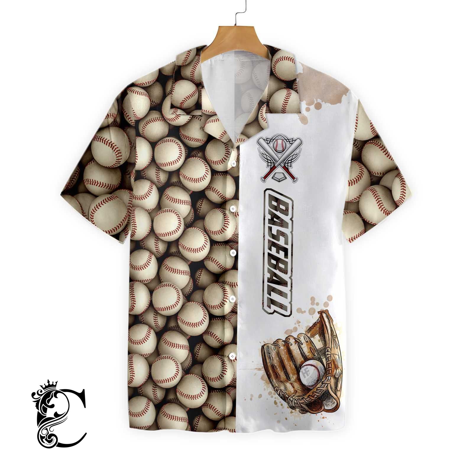 Baseball Pattern And Logo Ez24 2701 Hawaiian Shirt