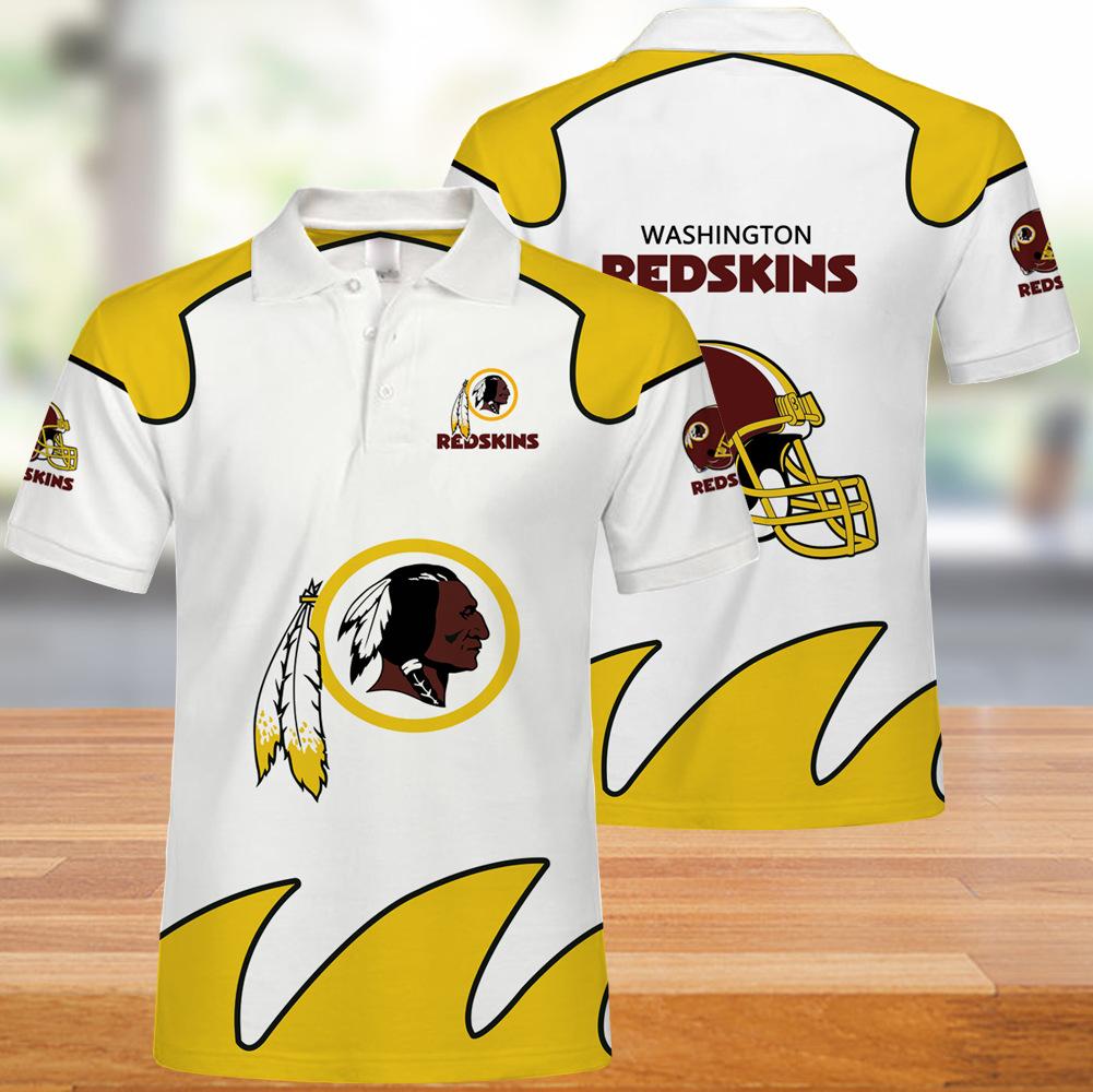 Washington Redskins Polo Shirts White