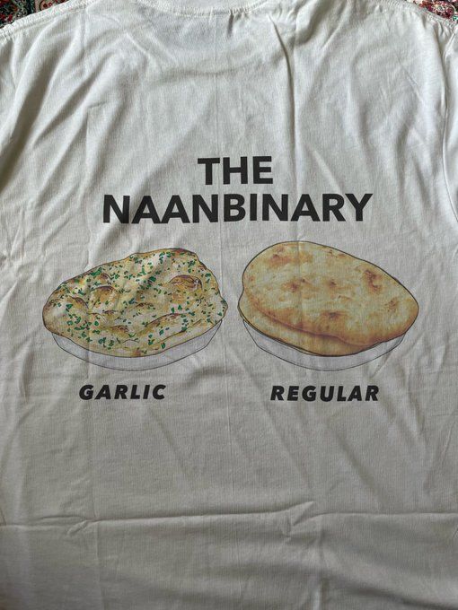 The Naanbinary Garlic Regular Shirt