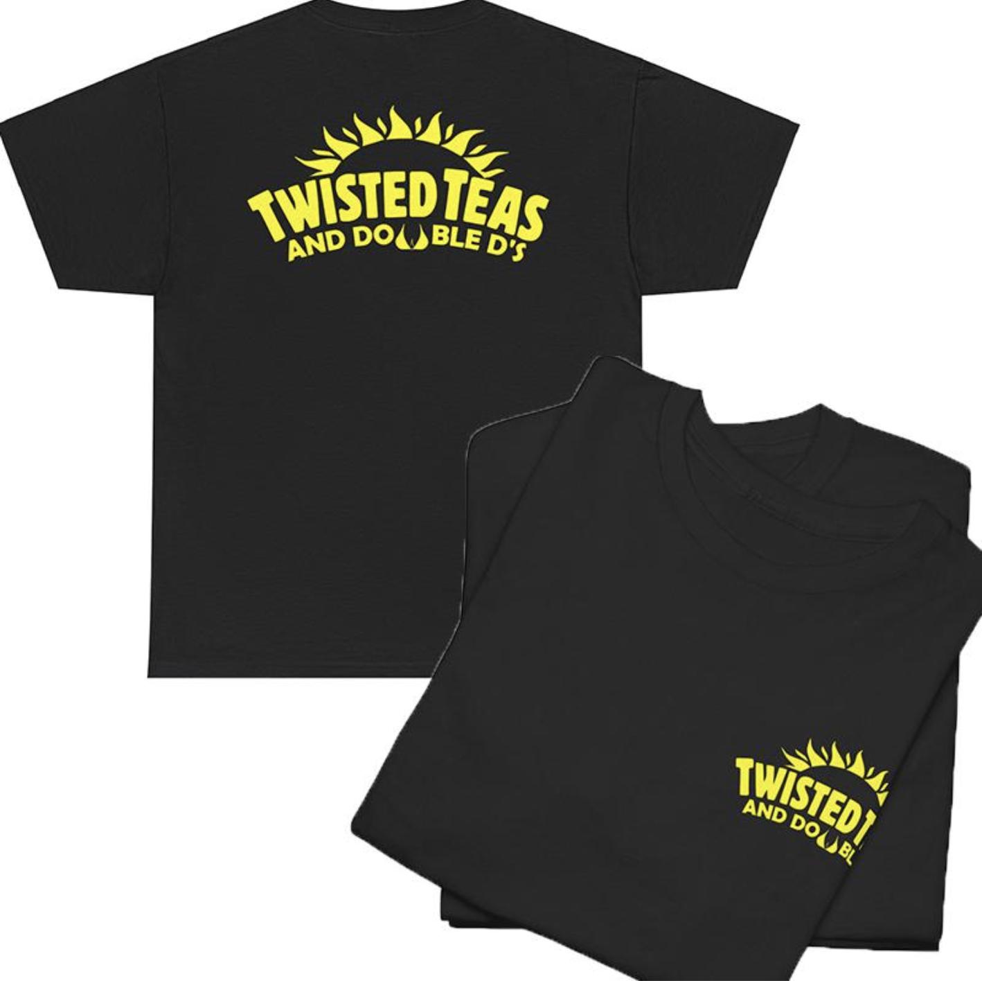 Twisted Teas and Double D’s 2 Sides T-shirt