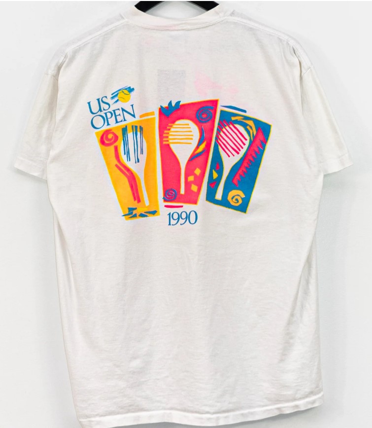 Vintage 1990 US Open Tennis Pop Art Shirt Outfit, Gift For Men, For Women