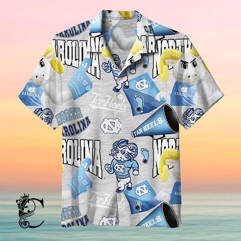 University Of North Carolina With Mascots L Pop Hawaiian Shirt