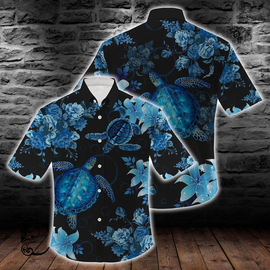 Blue Sea Turtle Hawaiian Shirt For Hot Summer