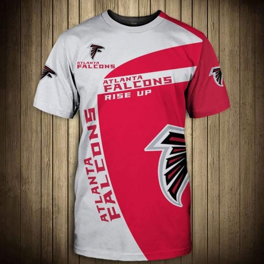 Atlanta Falcons T Shirt 3D Rise Up Short Sleeve