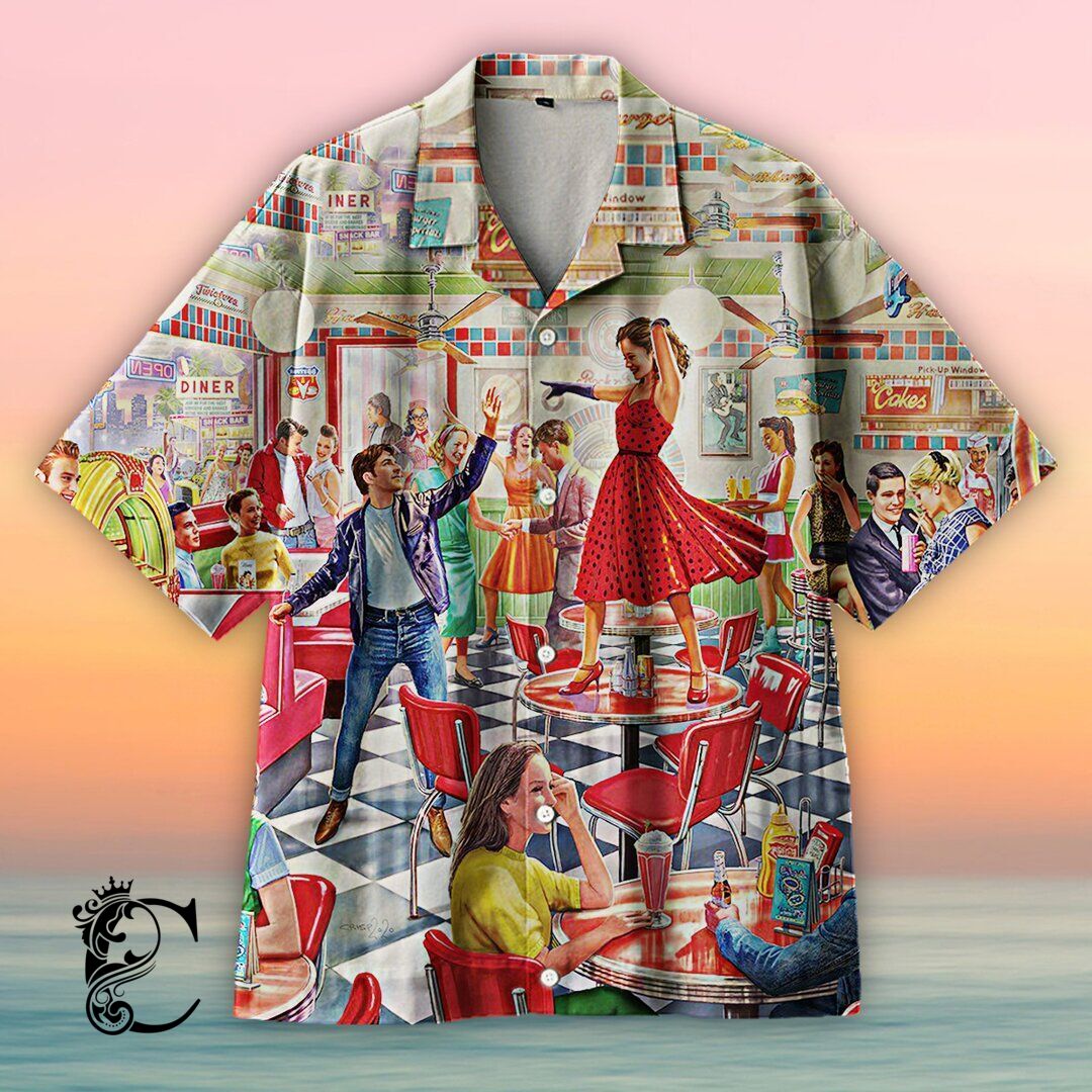 Amazing Dancing At The Diner Hawaiian Shirt