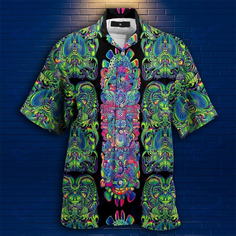 Amazing Hippie Goa Unique Art Hawaiian Aloha Shirts