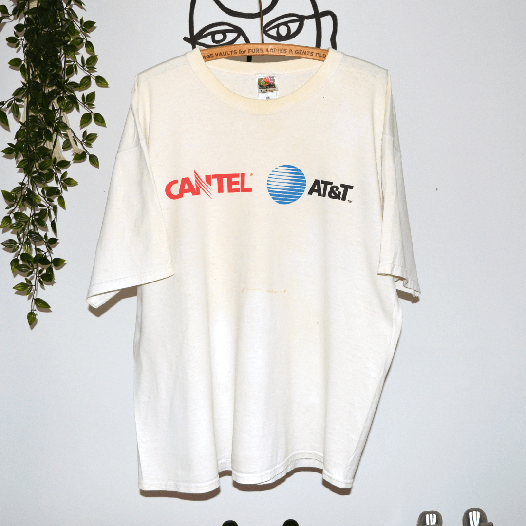 Vintage AT&T x CANTEL Rogers Canada Distressed Wireless Com, Shirt Outfit, Gifts For Men, Gifts For Women