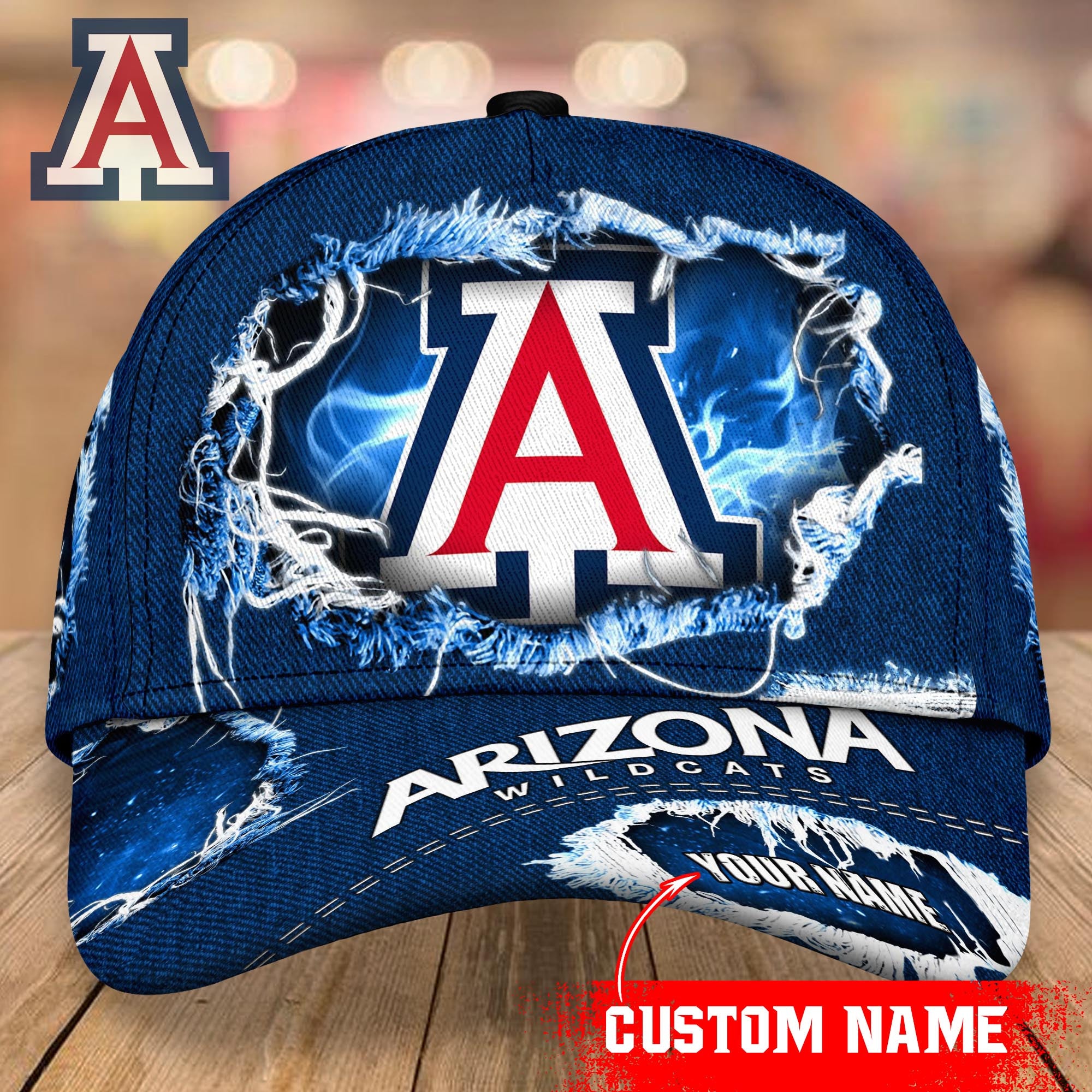 Arizona Wildcats Baseball Caps Custom Name