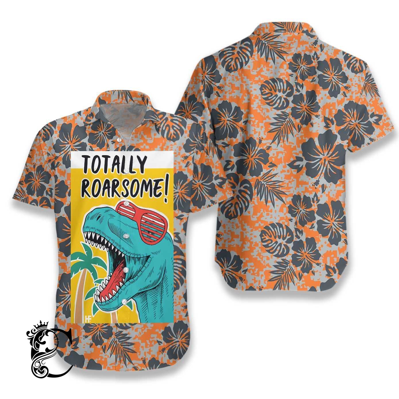 Totally Awesome T-Rex Dinosaur Ez21 2710 Hawaiian Shirt