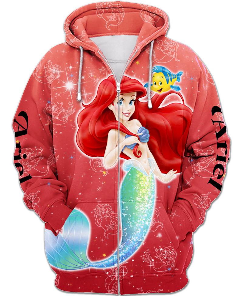 The Little Mermaid Zip-Up Hoodie