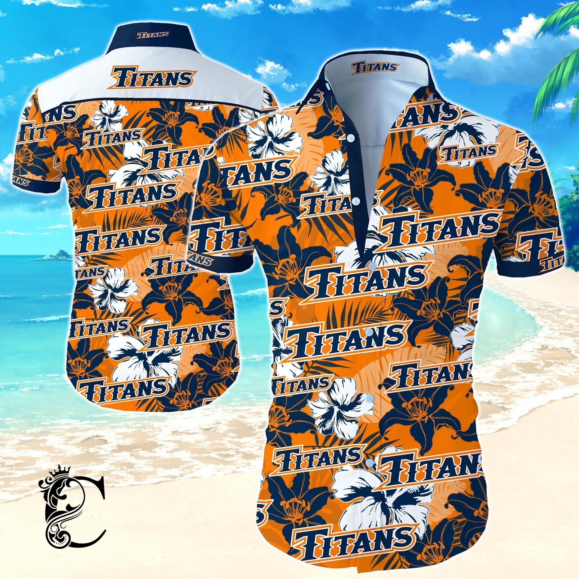 Beach Shirt Cal State Fullerton Titans Hawaiian Shirt- Chillicothemall