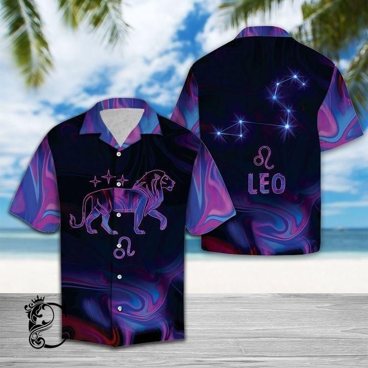 Amazing Leo Horoscope Hawaiian Shirt Zodiac Birthday Gifts