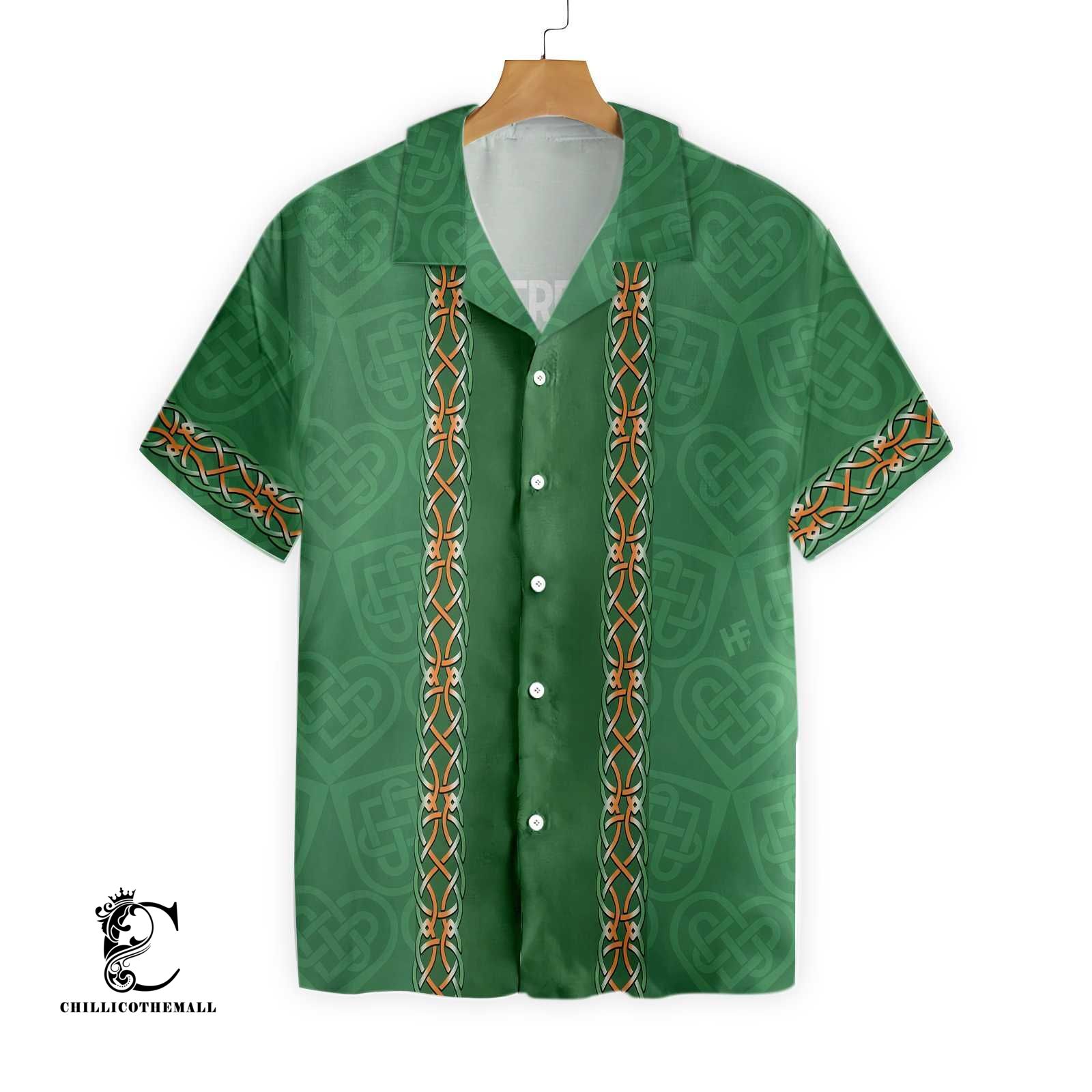 Theres A Little Bit Of Irish In Me Ireland Ez24 1801 Hawaiian Shirt