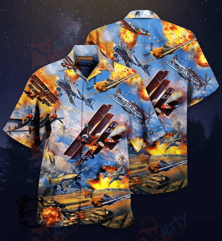 Beach Shirt Find Airplane On War Hawaiian Shirt- Chillicothemall